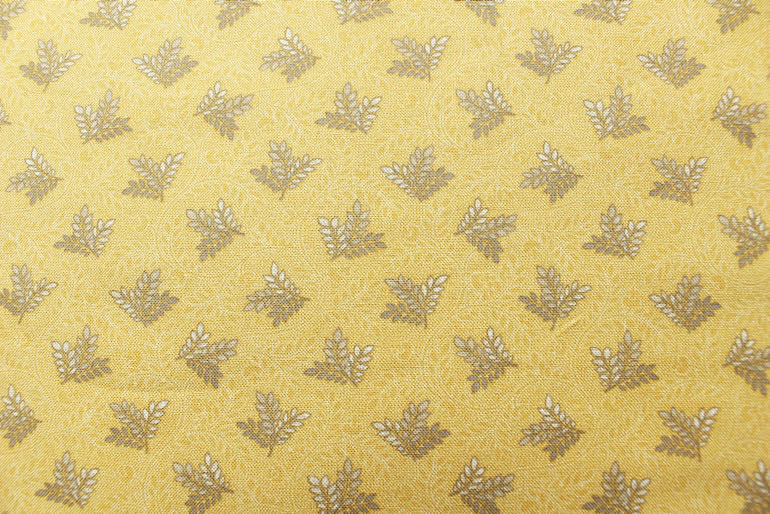 Ji RSB2 ウインズクーム リーフ柄小紋<br>
                       イエロー